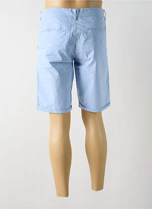 Bermuda coupe droite bleu MCS homme