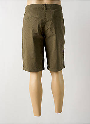 Bermuda coupe droite vert MCS homme