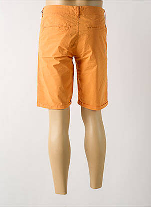 Bermuda coupe droite orange MCS homme