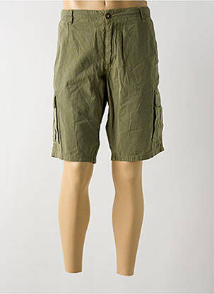 Bermuda coupe droite vert MCS homme