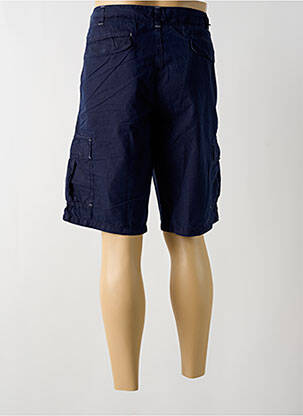Bermuda coupe droite bleu MCS homme