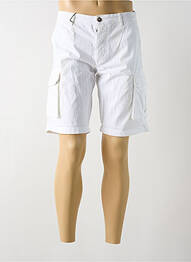 Bermuda coupe droite blanc 40WEFT homme