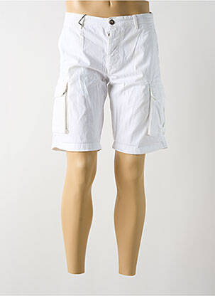 Bermuda coupe droite blanc 40WEFT homme