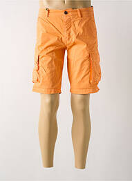 Bermuda coupe droite orange 40WEFT homme