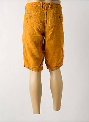 Bermuda coupe droite orange MCS homme