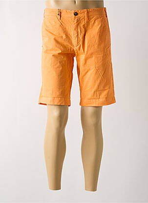 Bermuda coupe droite orange 40WEFT homme