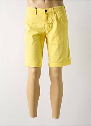 Bermuda coupe droite jaune 40WEFT homme