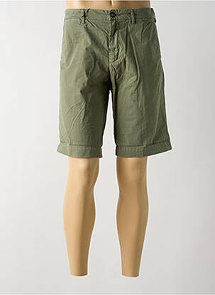Bermuda coupe droite vert 40WEFT homme