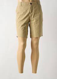 Bermuda coupe droite beige FARAH homme
