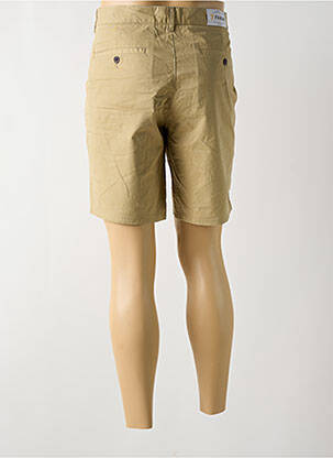 Bermuda coupe droite beige FARAH homme