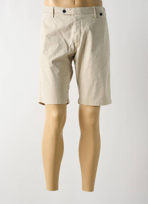 Bermuda coupe droite beige AT.P.CO homme