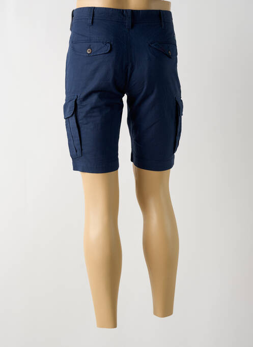 Bermuda coupe droite bleu AT.P.CO homme