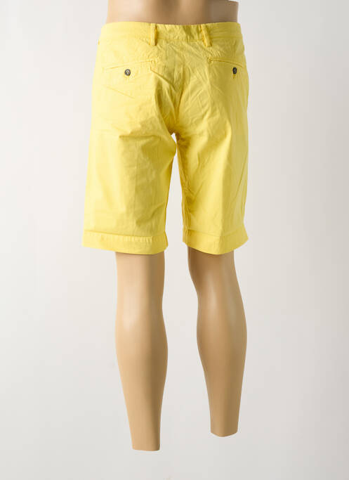 Bermuda coupe droite jaune 40WEFT homme