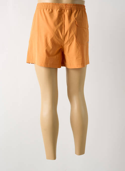 Short de bain orange KNOWLEDGE COTTON APPAREL pour homme