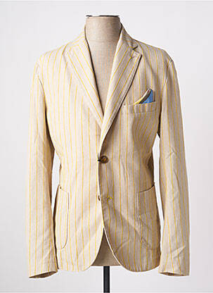 Blazer coupe cintrée jaune BOB homme