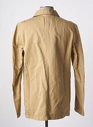 Veste casual fermeture boutonnée sur le devant beige MCS homme