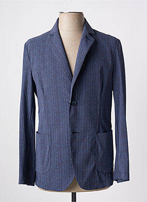 Blazer coupe cintrée bleu DISTRETTO 12 homme