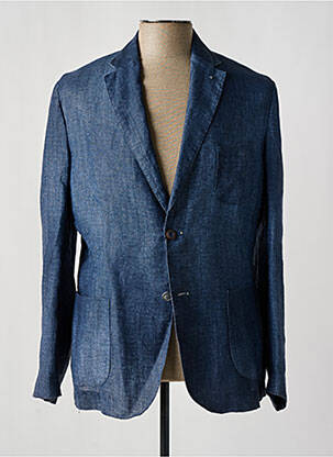Blazer tissage chiné bleu BY CHARLIE B homme