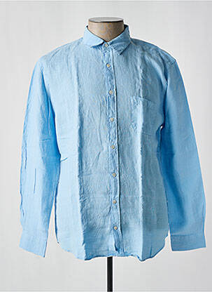 Chemise manches longues manches longues bleu BY CHARLIE B homme