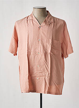 Chemise manches courtes col tailleur rose BY CHARLIE B homme