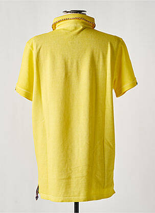 Polo broderie manches courtes jaune BY CHARLIE B femme