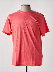 T-shirt rouge KNOWLEDGE COTTON APPAREL pour homme seconde vue