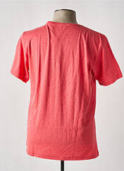 T-shirt rouge KNOWLEDGE COTTON APPAREL pour homme seconde vue