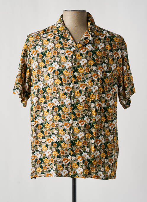 Chemise manches courtes jaune BY CHARLIE B pour homme