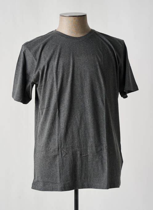 T-shirt gris fonce KNOWLEDGE COTTON APPAREL pour homme