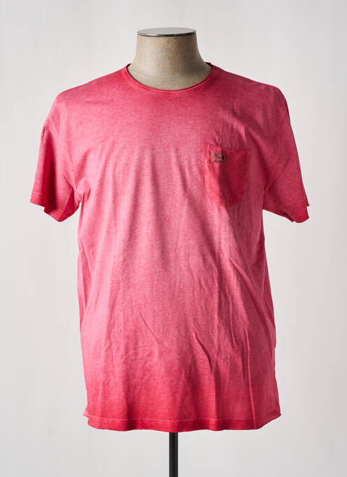 T-shirt rouge MCS pour homme