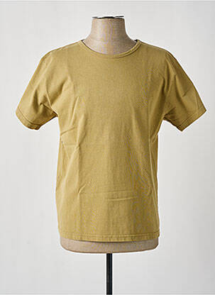 T-shirt stretch manches courtes vert BY CHARLIE B homme