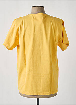 T-shirt stretch manches courtes jaune BY CHARLIE B homme