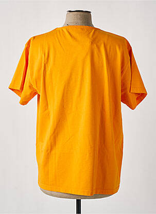 T-shirt stretch manches courtes orange BY CHARLIE B homme