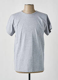 T-shirt coupe cintrée manches courtes gris BY CHARLIE B homme