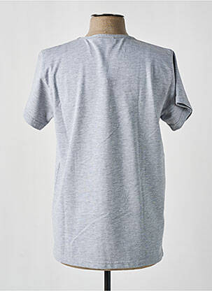 T-shirt coupe cintrée manches courtes gris BY CHARLIE B homme