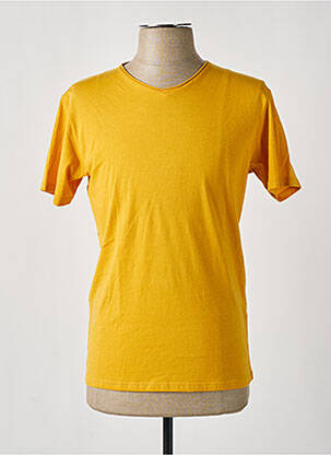 T-shirt coupe cintrée manches courtes jaune BY CHARLIE B homme
