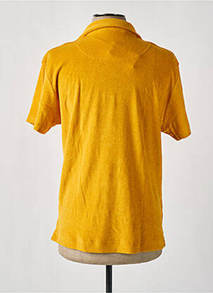 Polo tissage jersey manches courtes jaune BY CHARLIE B homme