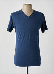 T-shirt bleu KNOWLEDGE COTTON APPAREL pour homme seconde vue