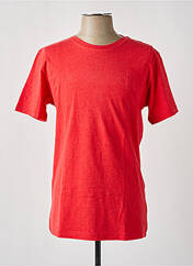 T-shirt rouge KNOWLEDGE COTTON APPAREL pour homme seconde vue