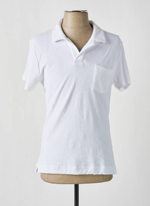 Polo blanc BY CHARLIE B pour homme