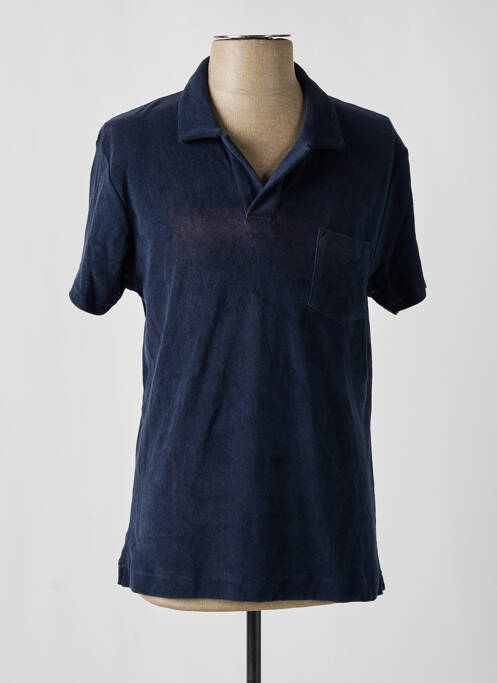 Polo bleu BY CHARLIE B pour homme