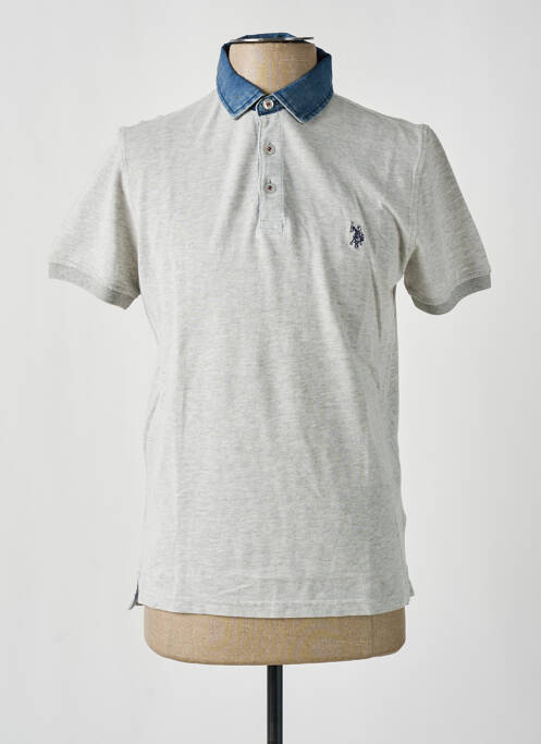 Polo gris U.S. POLO ASSN pour homme