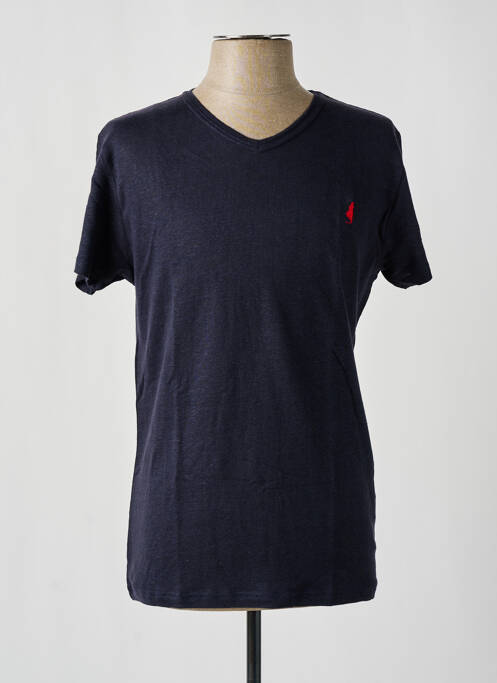 T-shirt bleu MCS pour homme