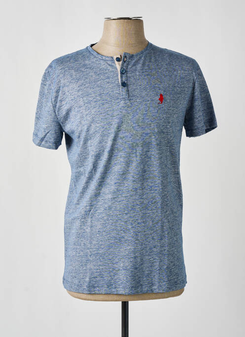 T-shirt bleu MCS pour homme