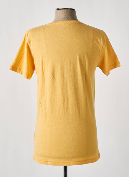 T-shirt jaune KNOWLEDGE COTTON APPAREL homme