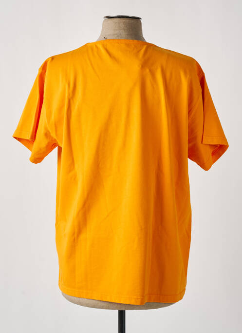 T-shirt orange BY CHARLIE B pour homme
