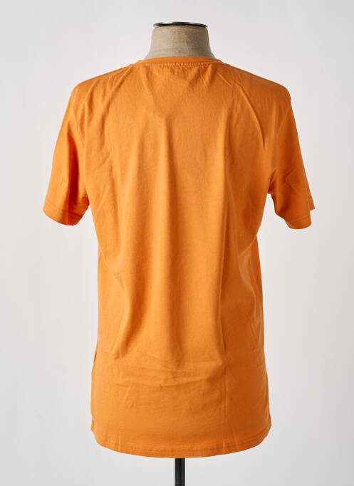 T-shirt orange KNOWLEDGE COTTON APPAREL pour homme