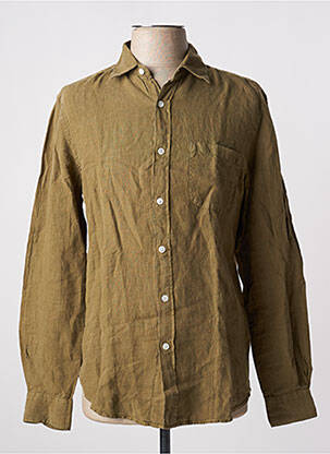 Chemise manches longues manches longues vert BY CHARLIE B homme