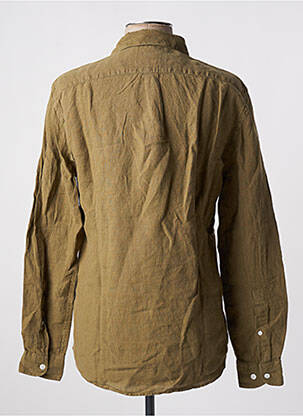 Chemise manches longues manches longues vert BY CHARLIE B homme