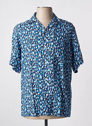 Chemise manches courtes poches bleu BY CHARLIE B homme